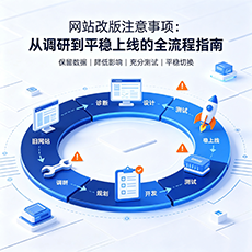 东方建站-网站改版注意事项：从调研到平稳上线的全流程指南