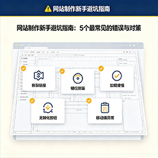 东方建站-网站制作新手避坑指南：5个最常见的错误与对策
