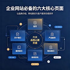 东方建站-企业网站必备的六大核心页面